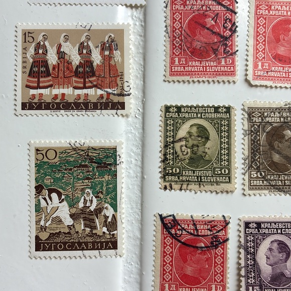 Vintage YUGOSLAVIA Postage Stamp Collection - Picture 8 of 16